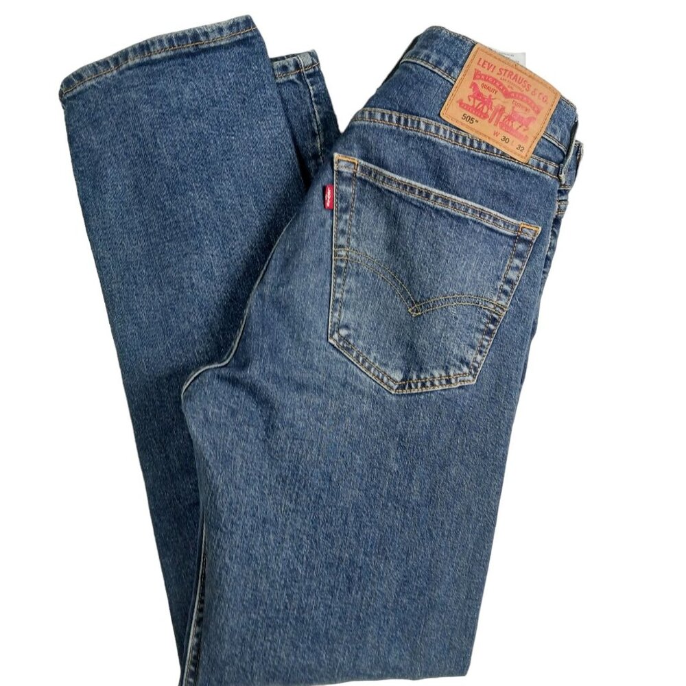 Levi's 505 Regular Fit Straight Leg Jeans 32x31